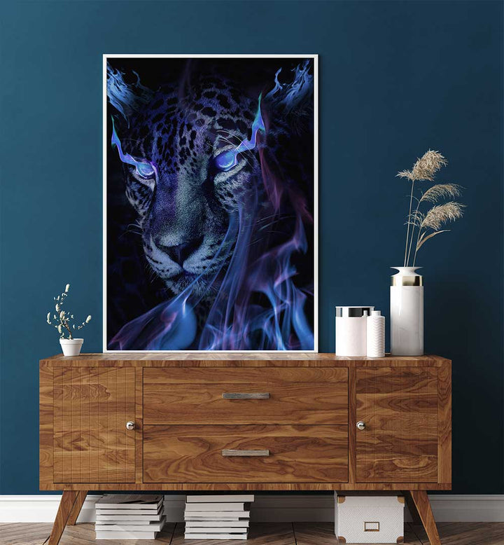 MYSTICAL TIGER DARKNESS , SURREAL ART PRINTS