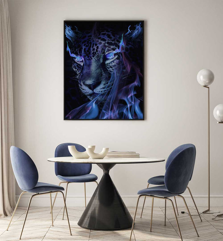 MYSTICAL TIGER DARKNESS , SURREAL ART PRINTS