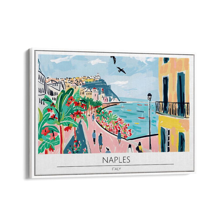 TRAVEL ART painting - NAPLES CITY - ITALY by Asianmonk