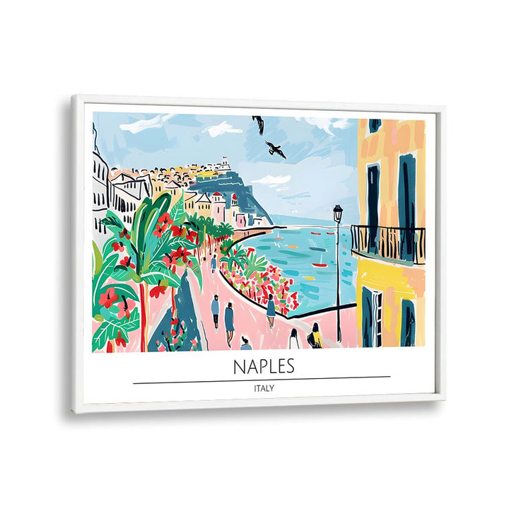 TRAVEL ART painting - NAPLES CITY - ITALY by Asianmonk