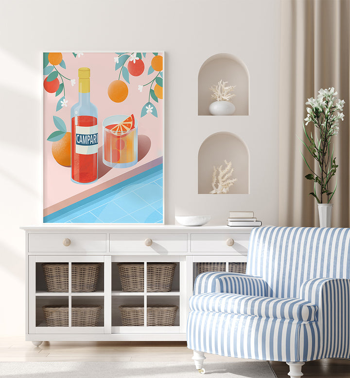 NEGRONI COCKTAIL , BAR & CAFE ART