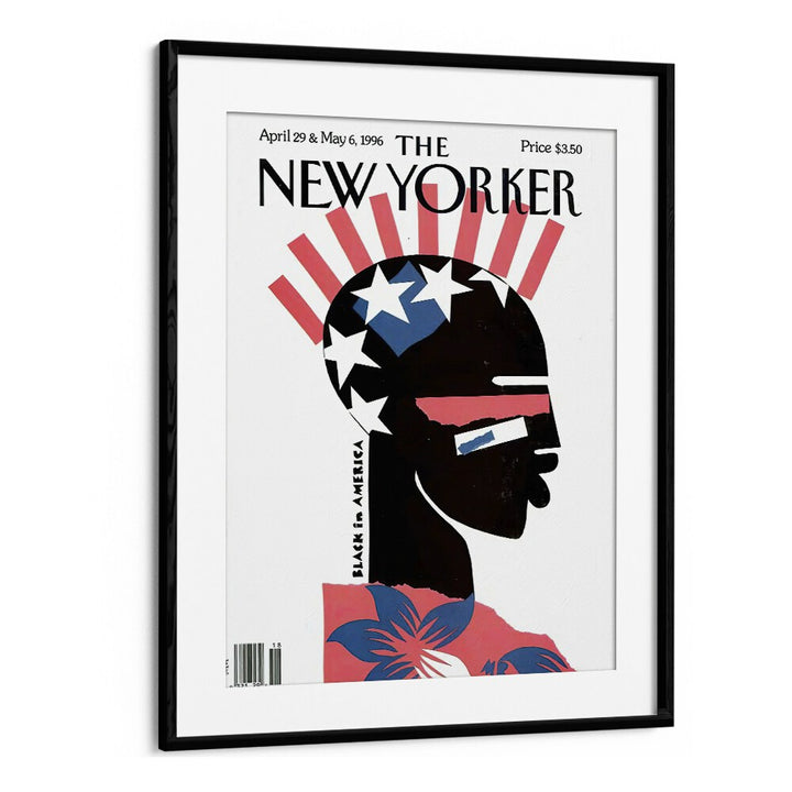 New Yorker Magazine Poster - 1996 Issue I Artwork in Black Frame With Mount