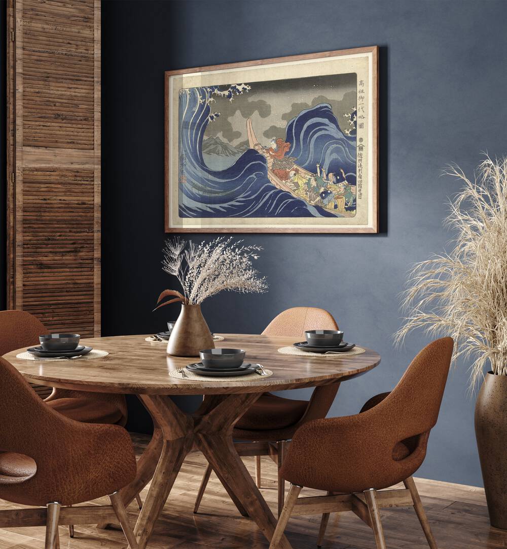 NICHIREN BEZWEERT DE GOLVEN, VINTAGE PAINTINGS