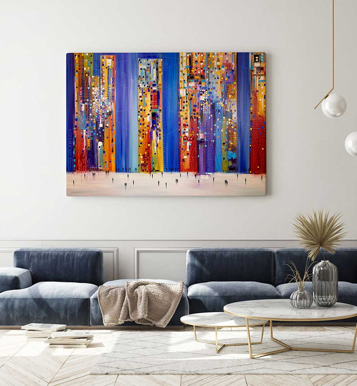 NIGHT STREETS , MODERN IMPRESSIONISM PAINTINGS