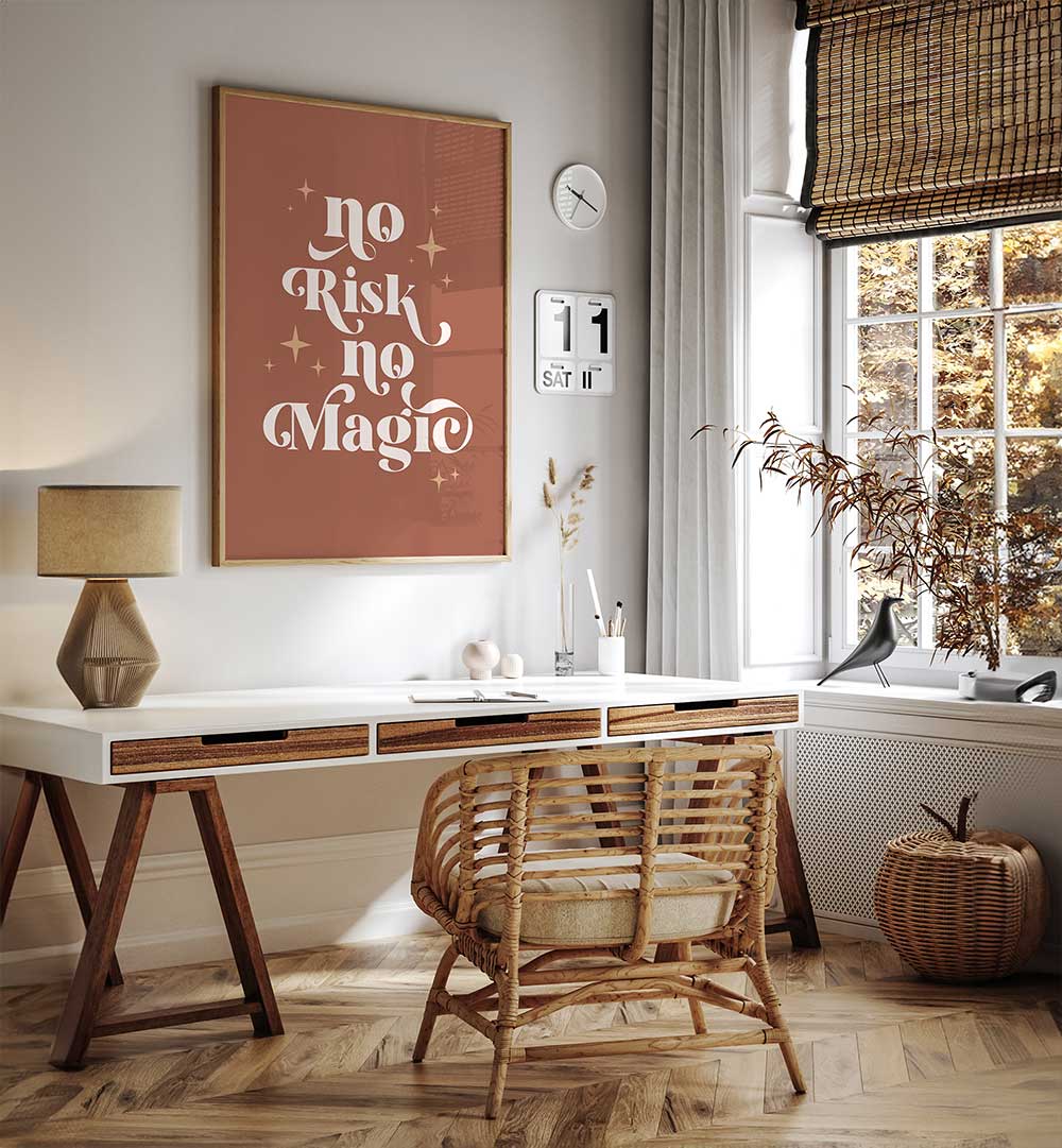 NO MAGIC , QUOTES & TYPOGRAPHY POSTERS