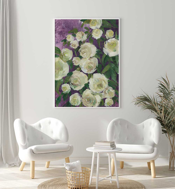 NORAY PAINTERLY ROSES , FLORAL FLOWER PAINTINGS
