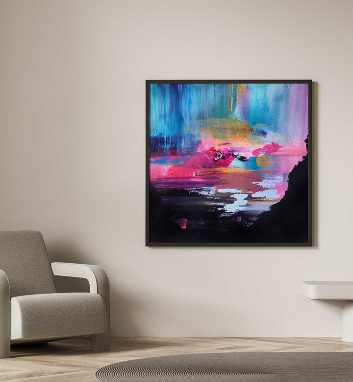 NORTHERN LIGHTS , ABSTRACT PAINTINGS