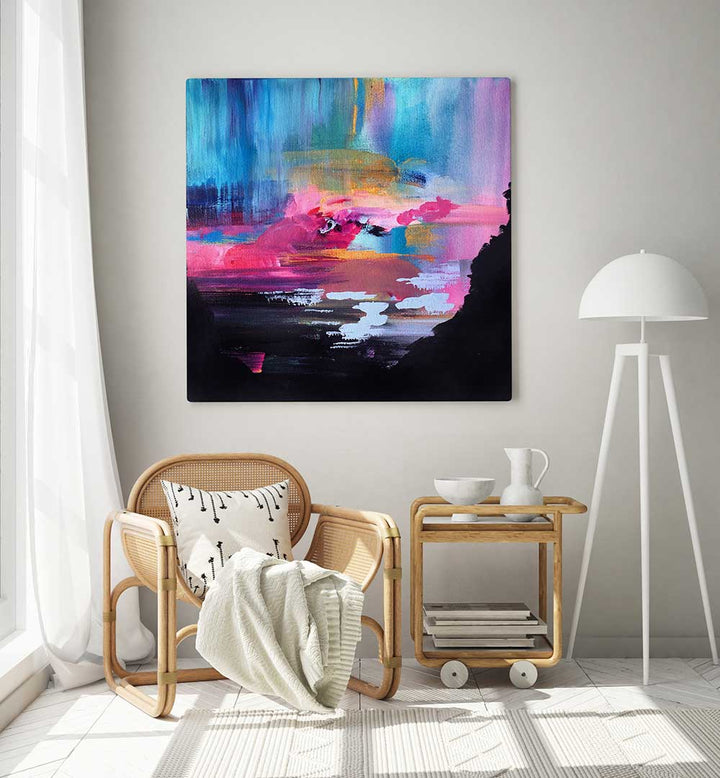 NORTHERN LIGHTS , ABSTRACT PAINTINGS