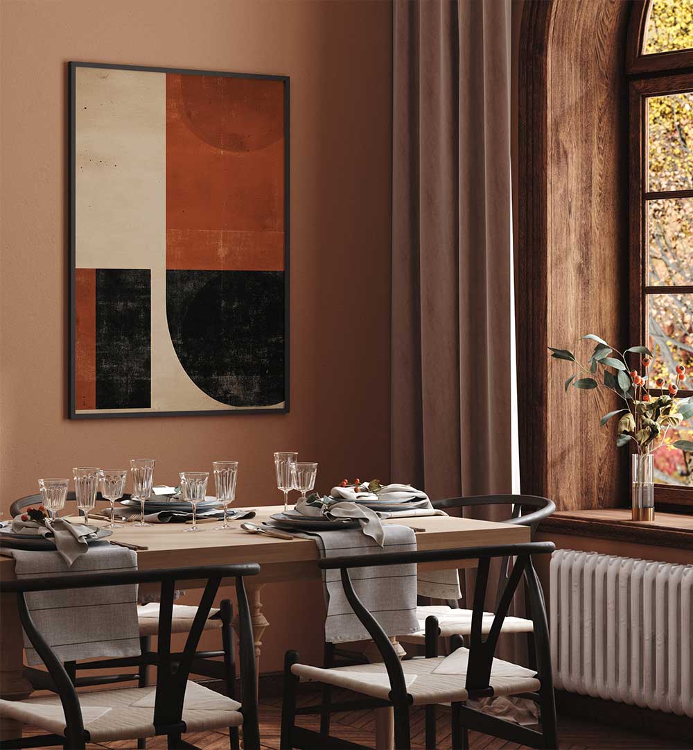 NOSTALGIC HARMONY , GEOMETRIC ART PRINTS