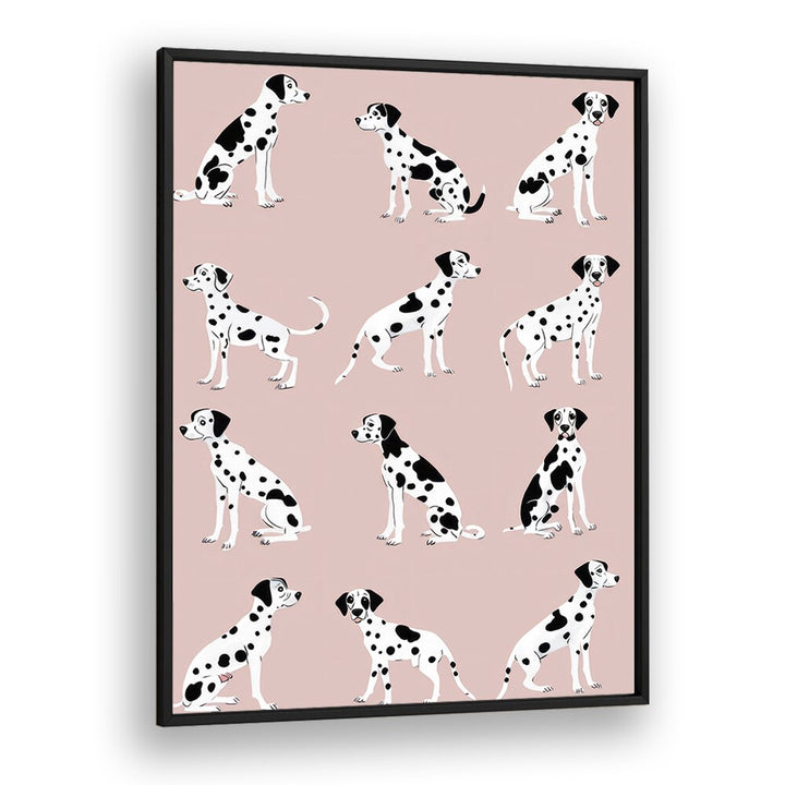 Not 101 Dalmatian Kids art Artwork in Black Plain Frame
