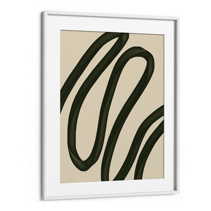 Nana by Yopie Studio Abstract Paintings Abstract Art Prints in White Frame With Mount