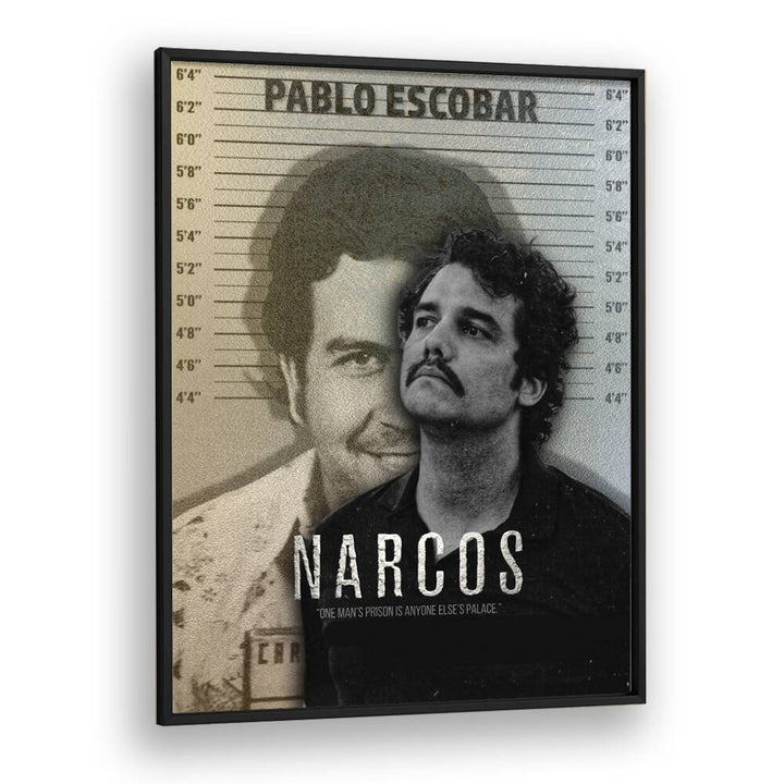 Narcos  by Grishma Korjani Movie Posters in Black Plain Frame