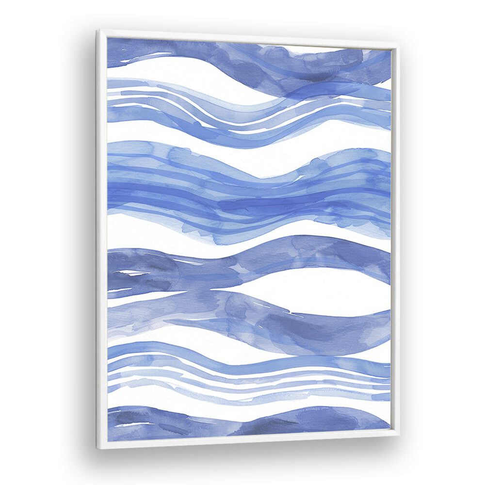 Nautical Notes V Beach Prints Coastal Wall Art in White Plain Frame