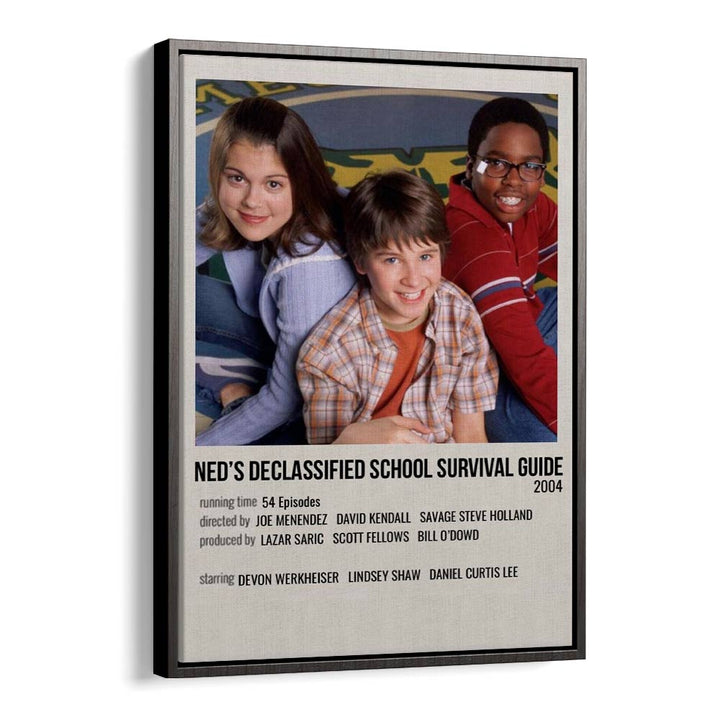 Neds Declassified School Survival Guide 2004 Movie Posters in Black Floater Frame