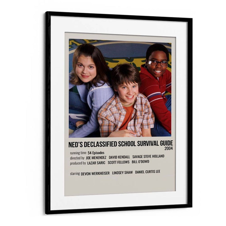 Neds Declassified School Survival Guide 2004 Movie Posters in Black Frame With Mount
