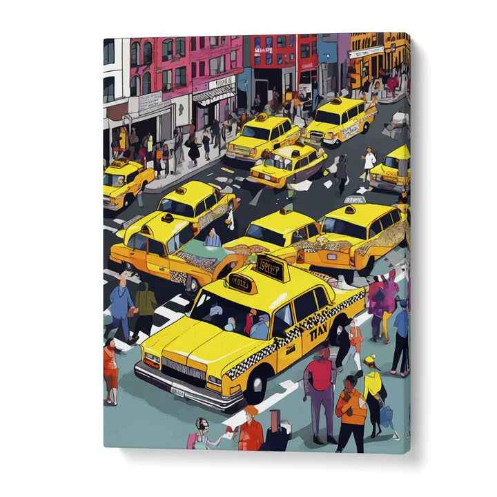 New York Minute By Uma Gokhale Travel Art Prints in Gallery Wrap