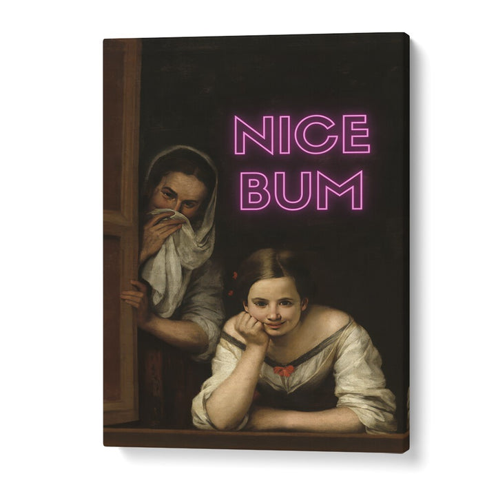 Nice Bum  Altered Art Prints in Gallery Wrap