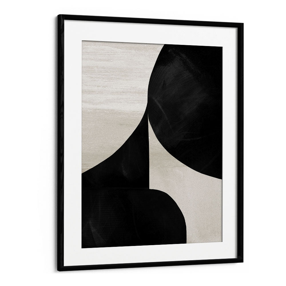 Night By Dan Hobday Abstract Art Abstract Paintings in Black Frame With Mount