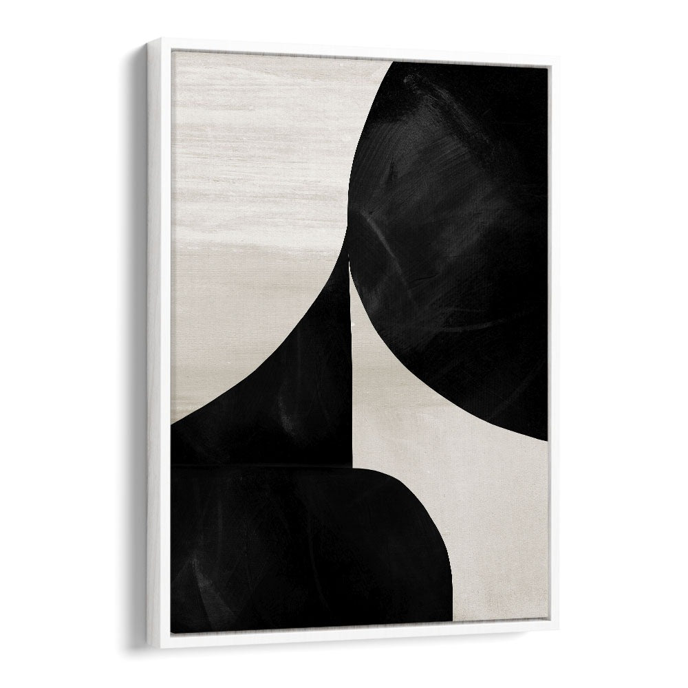 Night By Dan Hobday Abstract Art Abstract Paintings in White Floater Frame