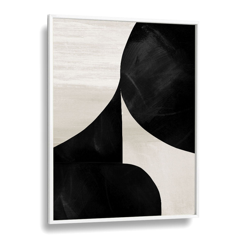 Night By Dan Hobday Abstract Art Abstract Paintings in White Plain Frame