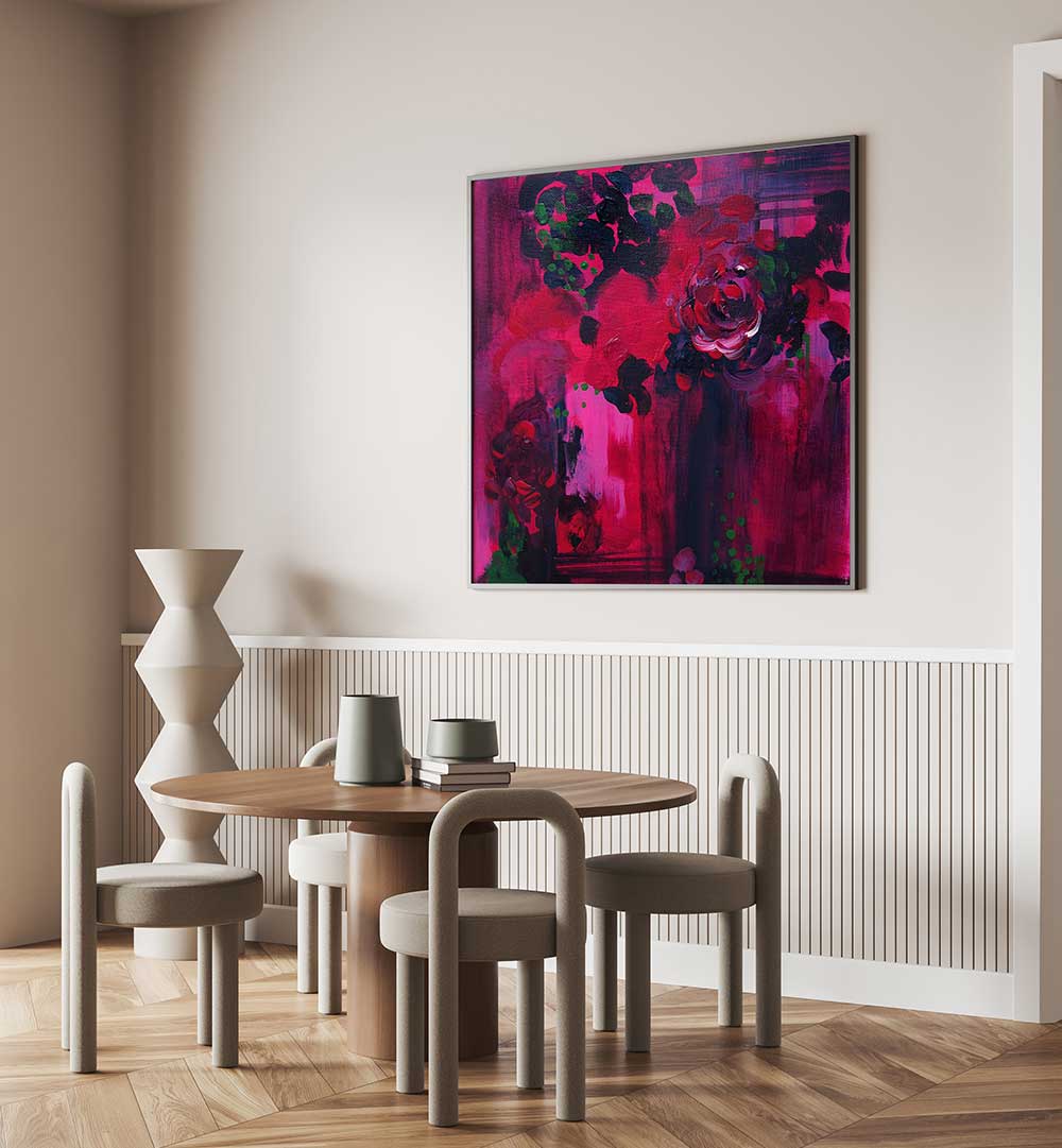 NIGHT GARDEN , ABSTRACT PAINTINGS