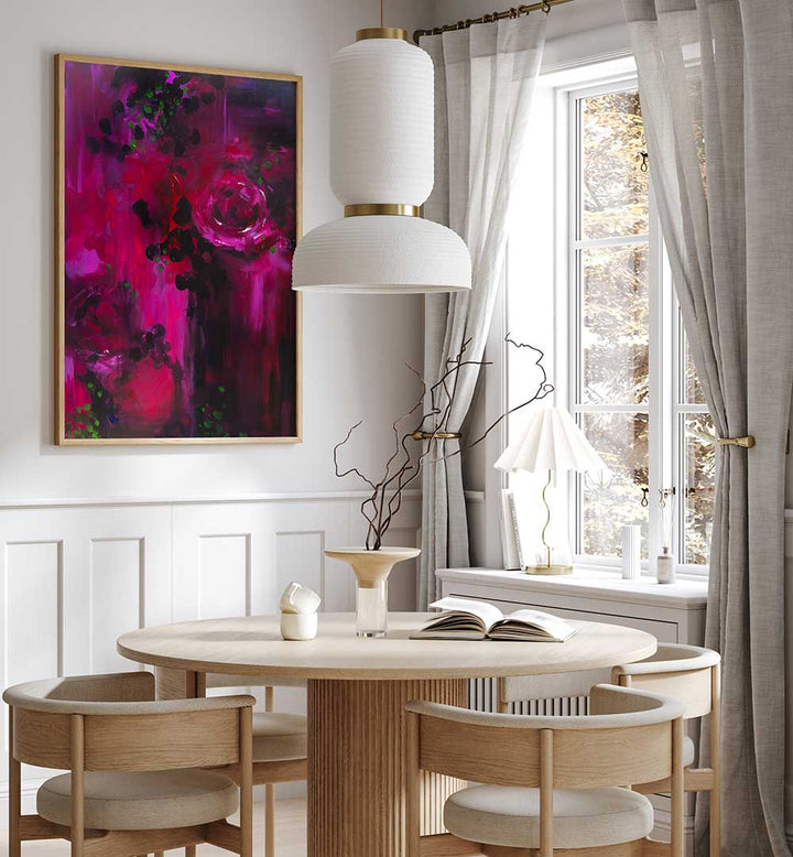 NIGHT GARDEN COMMISSION II , ABSTRACT PAINTINGS
