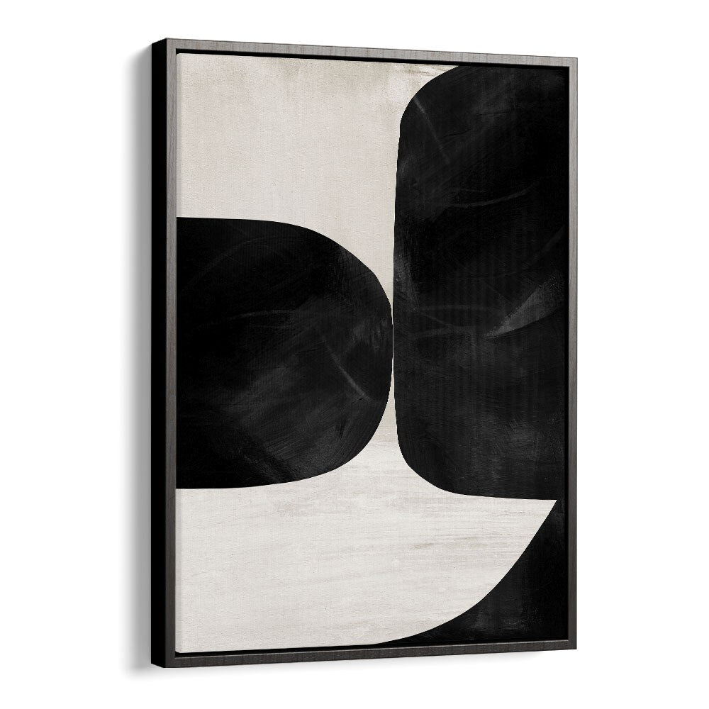 Night No II By Dan Hobday Abstract Art Abstract Paintings in Black Floater Frame