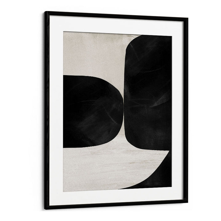 Night No II By Dan Hobday Abstract Art Abstract Paintings in Black Frame With Mount