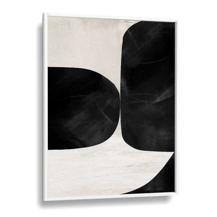 Night No II By Dan Hobday Abstract Art Abstract Paintings in White Plain Frame