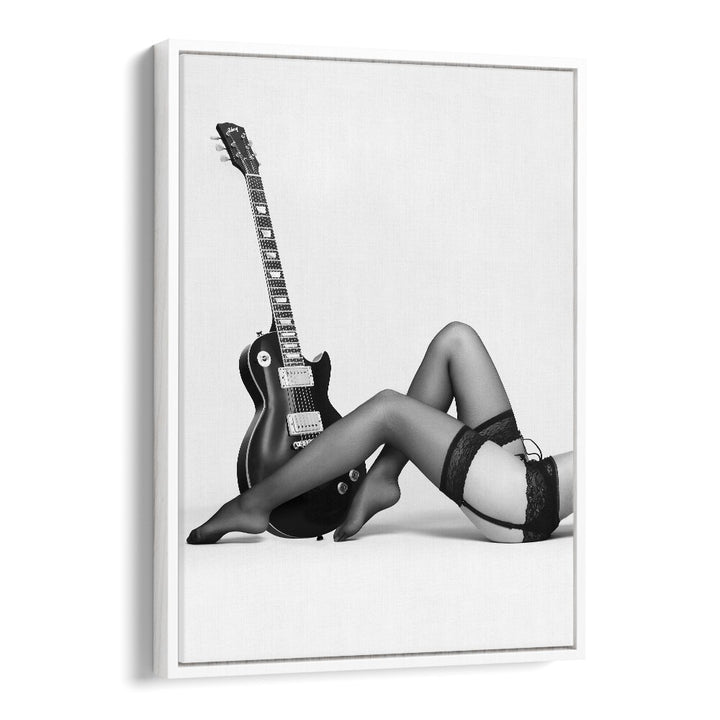 Noir The Future by David Drake Fine Art Photography Fashion Photography in White Floater Frame