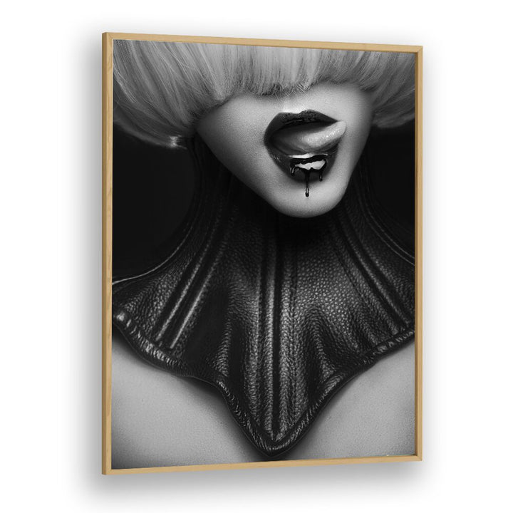 Noir the Future ii by David Drake Fine Art Photography Fashion Photography in Oak Wood Plain Frame