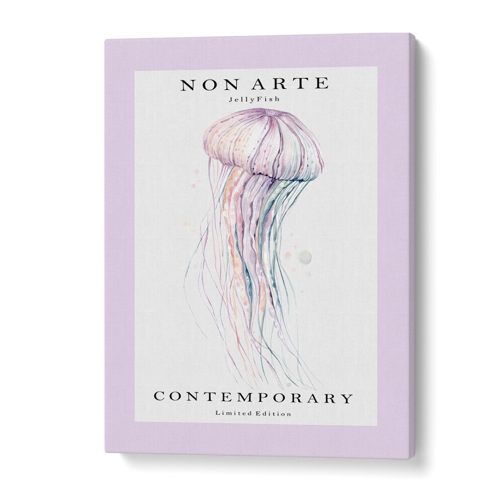 Non Arte Jellyfish By Rikke Londager Boisen Beach Prints in Gallery Wrap