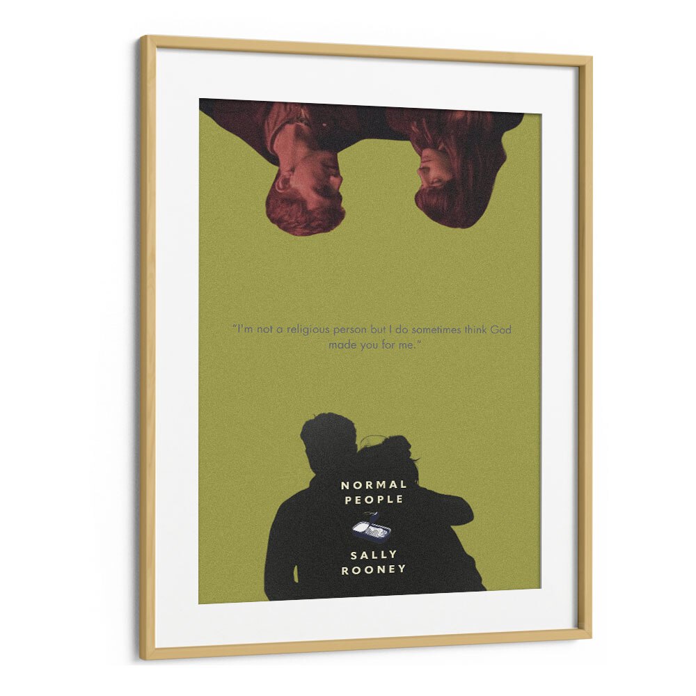 Normal People By Grishma Korjani Movie Posters in Oak Wood Frame With Mount