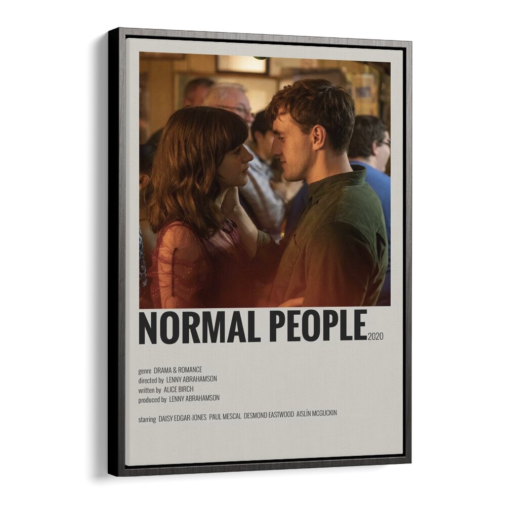 Normal People I Movie Posters in Black Floater Frame