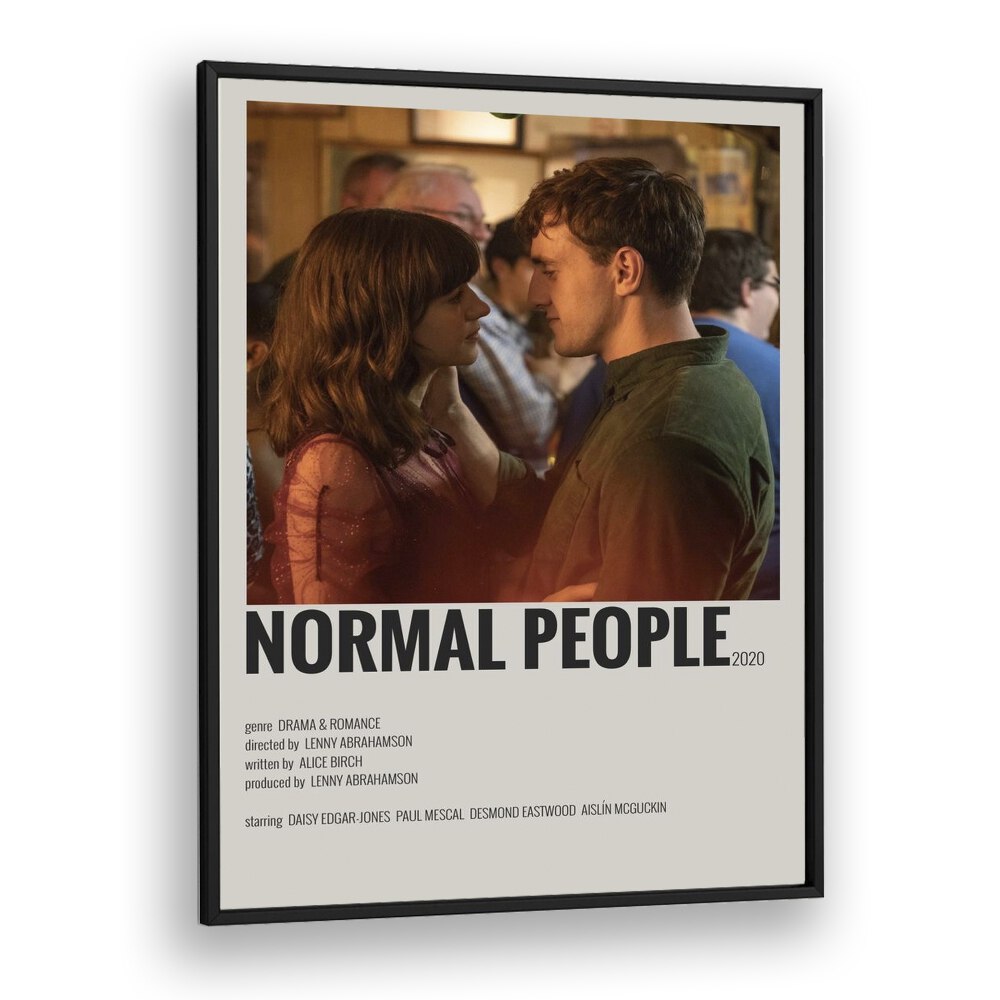 Normal People I Movie Posters in Black Plain Frame