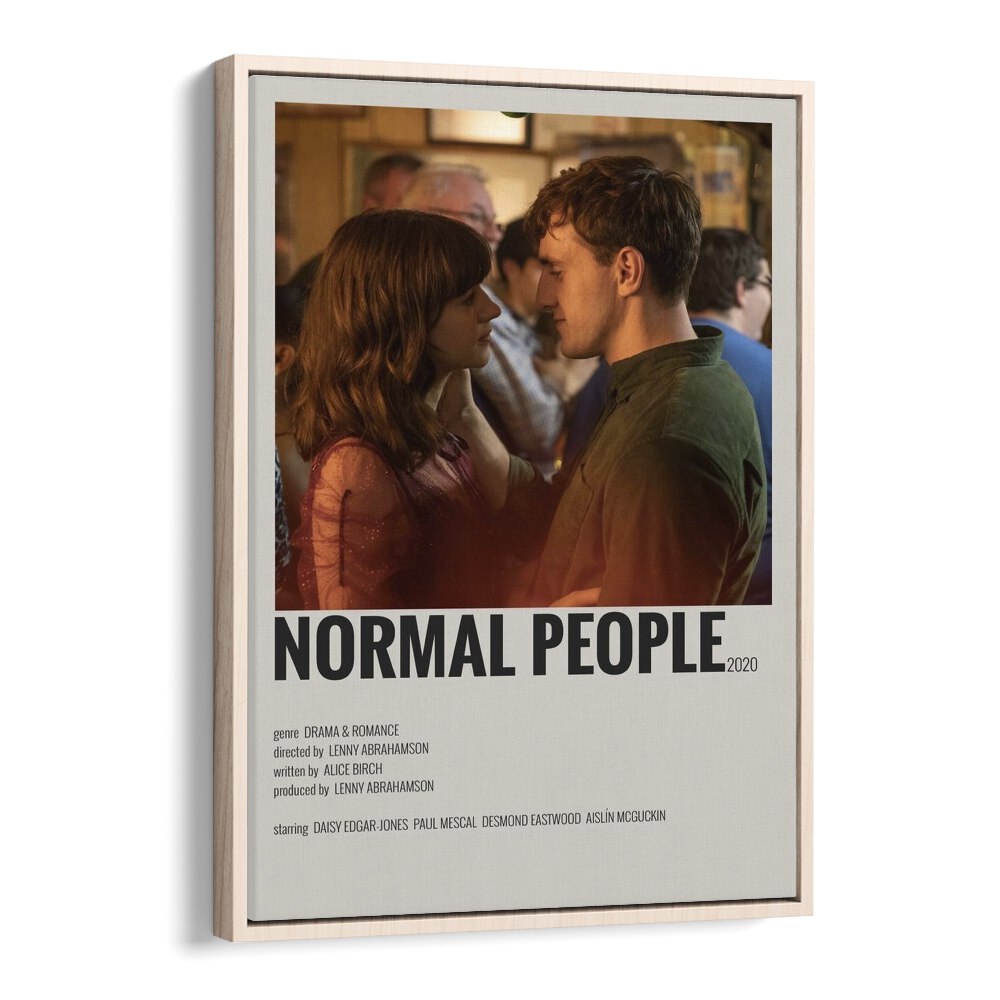 Normal People I Movie Posters in Oak Wood Floater Frame