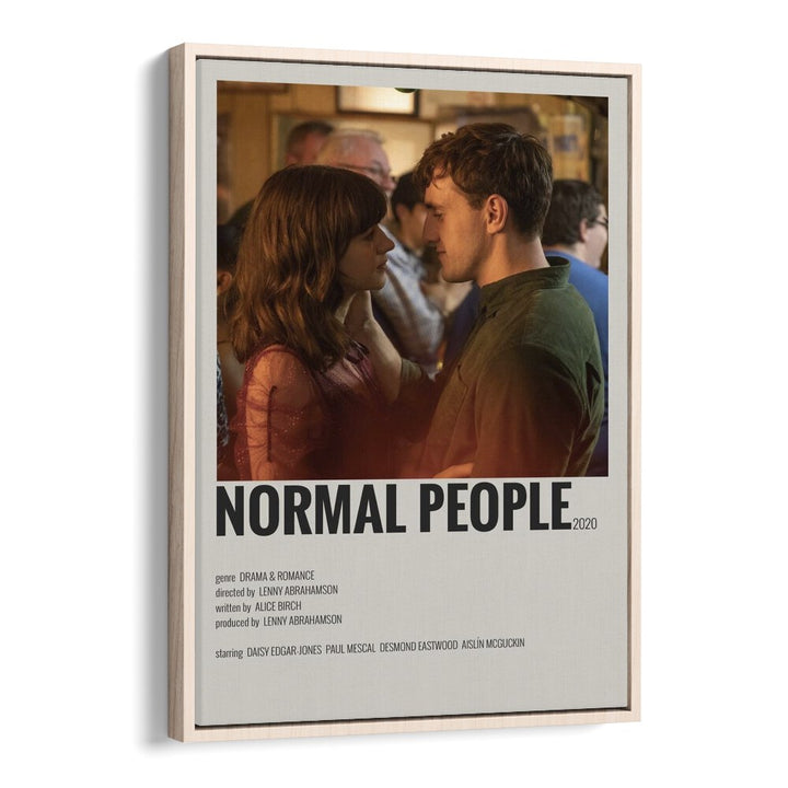 Normal People I Movie Posters in Oak Wood Floater Frame