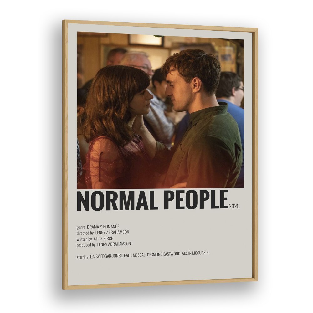 Normal People I Movie Posters in Oak Wood Plain Frame