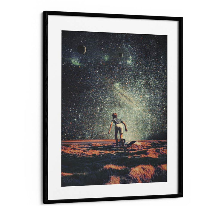 Nostalgia By Frank Moth Surreal Art Prints Surrealism in Black Frame With Mount