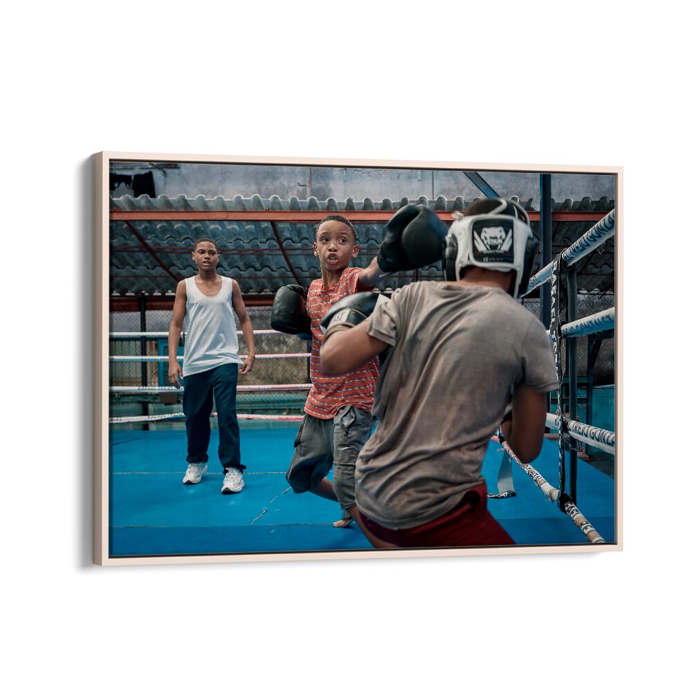 ABSTRACT painting - BOXING SCHOOL by Asianmonk