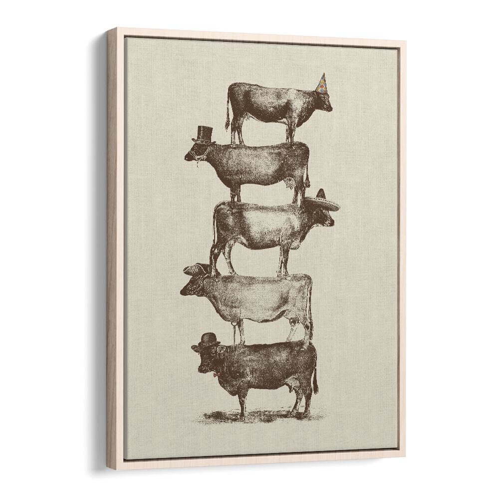 COW COW NUT BY FLORENT BODART, WILDLIFE ART PRINTS