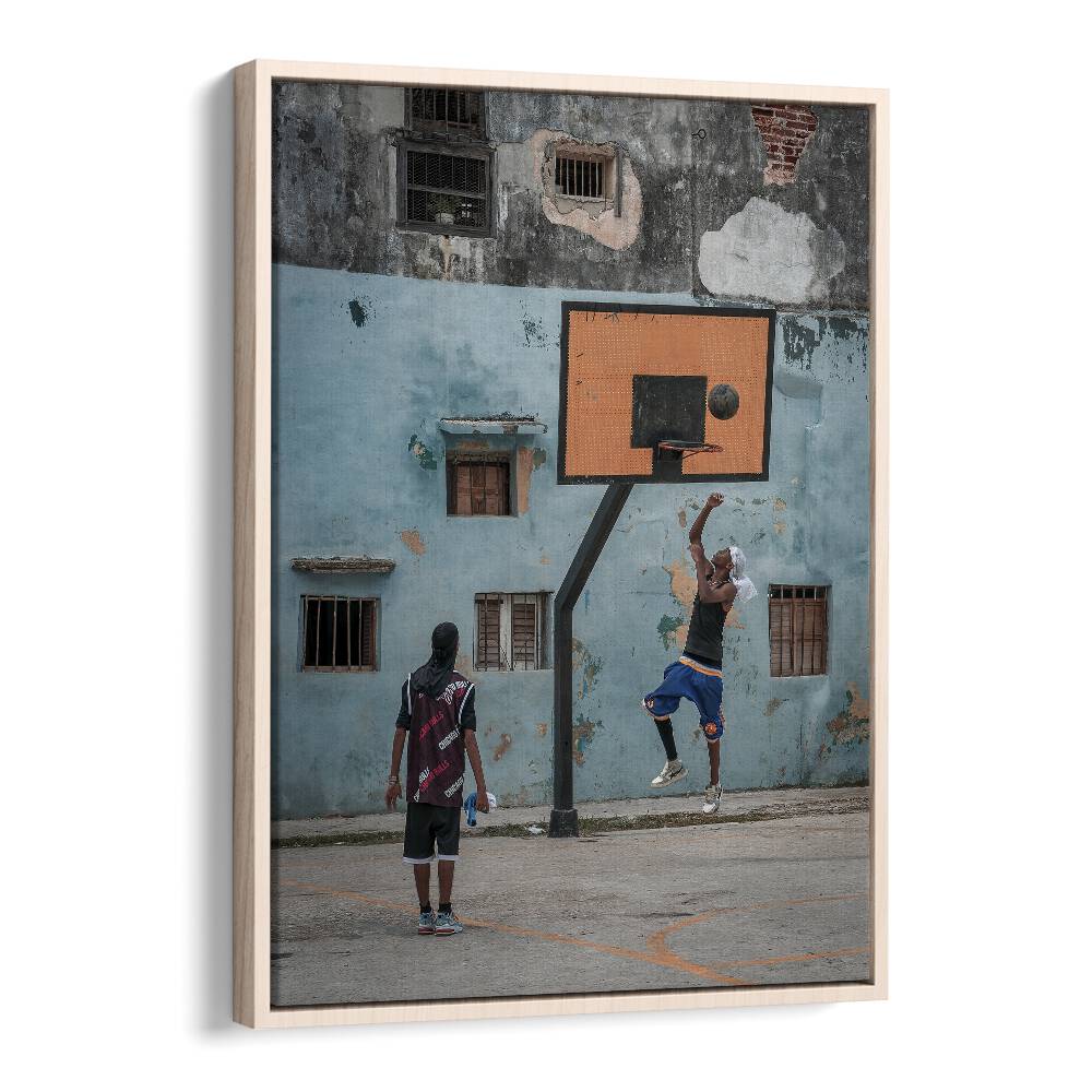 Christian Meermann painting - PLAYING BASKETBALL by Asianmonk