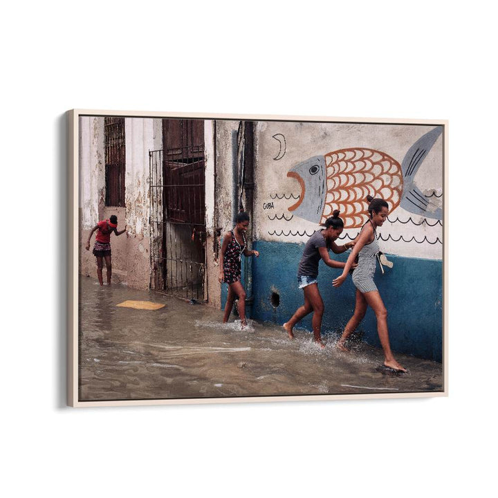 ABSTRACT painting - FLOODING HAVANA by Asianmonk