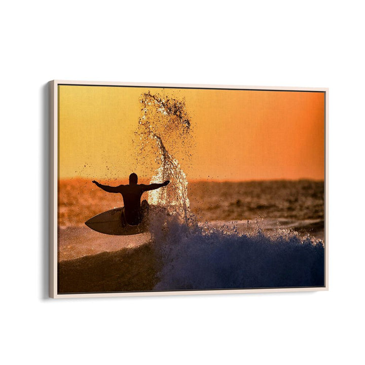 ABSTRACT painting - SUNSET SURFER II by Asianmonk