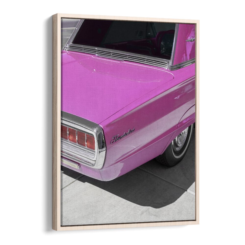 surreal painting - VINTAGE PINK 1965 THUNDERBIRD by Asianmonk