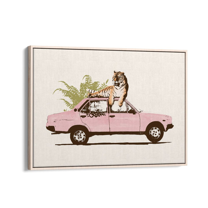 TIGER ON CAR , FASHION POSTERS