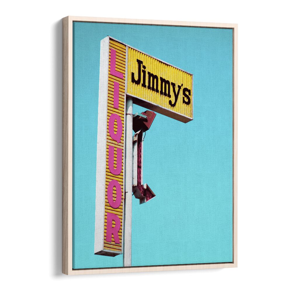 surreal painting - JIMMY'S LIQUOR SIGN by Asianmonk