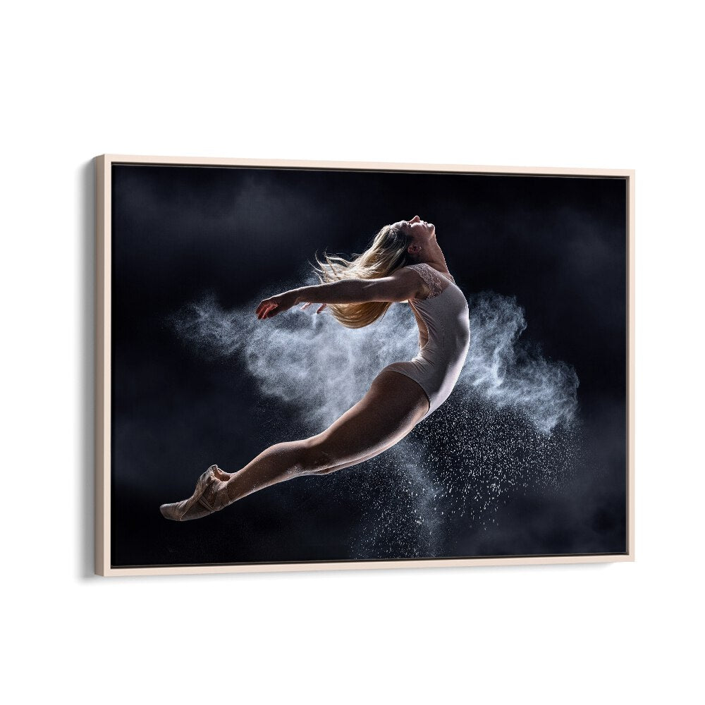 ABSTRACT painting - BALLERINA JUMP by Asianmonk