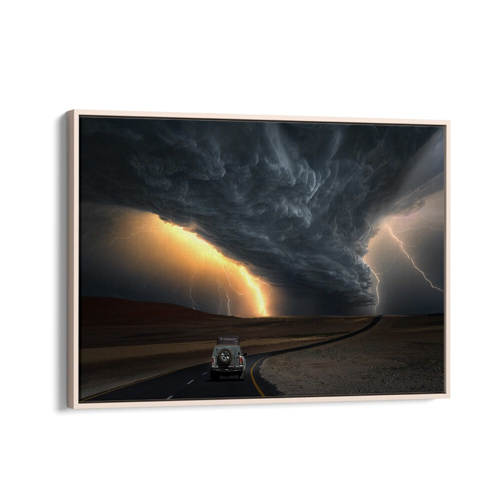 ABSTRACT painting - STORM ROAD by Asianmonk