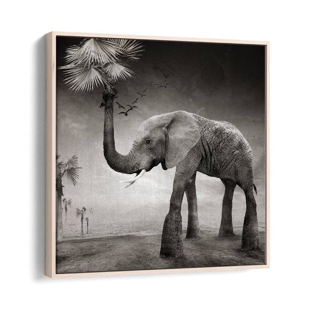 surreal painting - THE STORY OF ELEPHANTS by Asianmonk